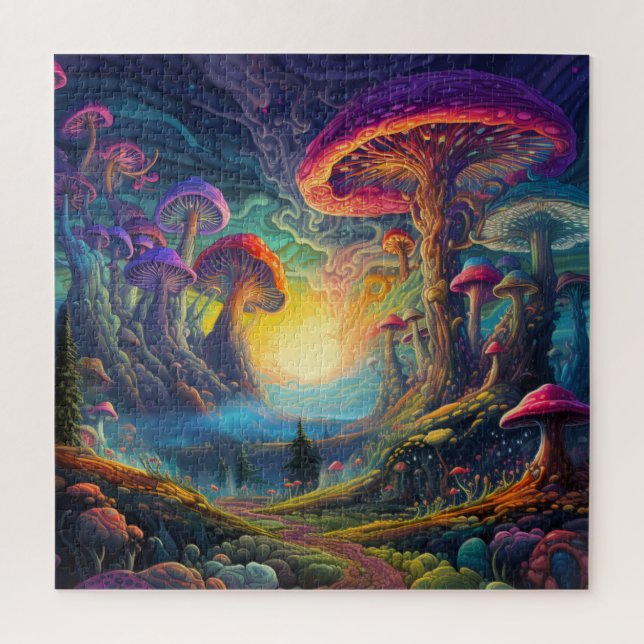 Psychedelic Illustration  Jigsaw Puzzle (Vertical)