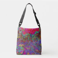 Psychedelic Impressionistic Garden Landscape