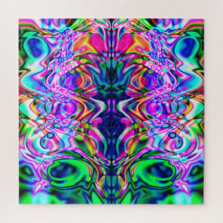 Psychedelic Iridescence Jigsaw Puzzle