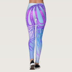 Psychedelic Jellyfish Leggings