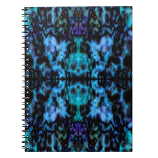 Psychedelic kaleidoscope pattern notebook (Front)