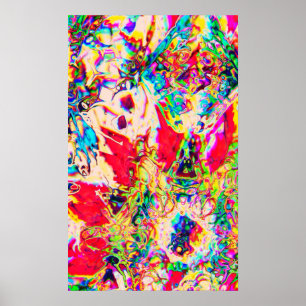 Psychedelic Kaleidoscope Poster