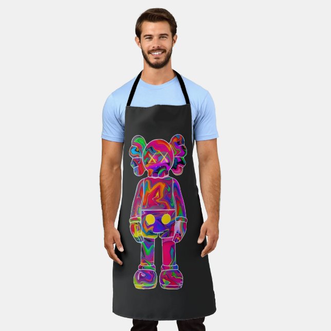 Psychedelic Kaw Apron (Worn)