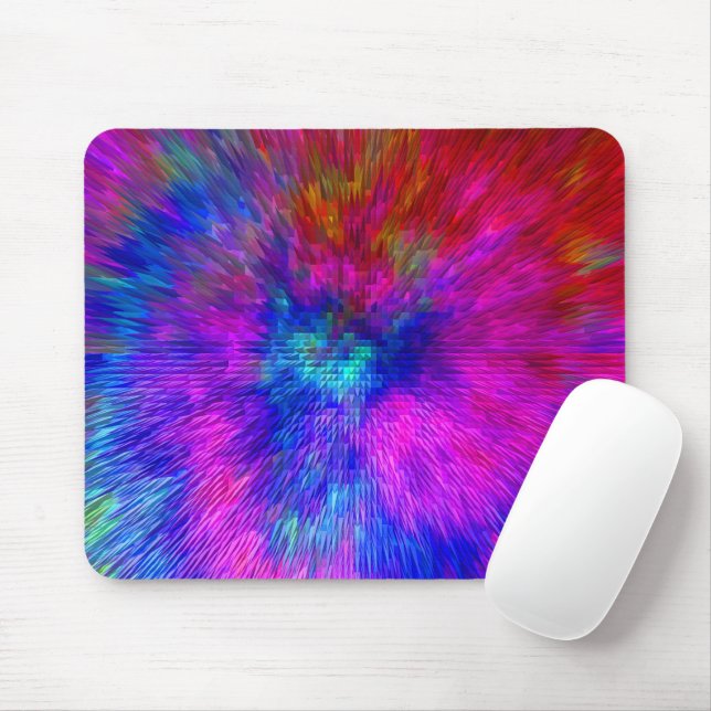 Psychedelic Kersplash...... Mouse Pad (With Mouse)