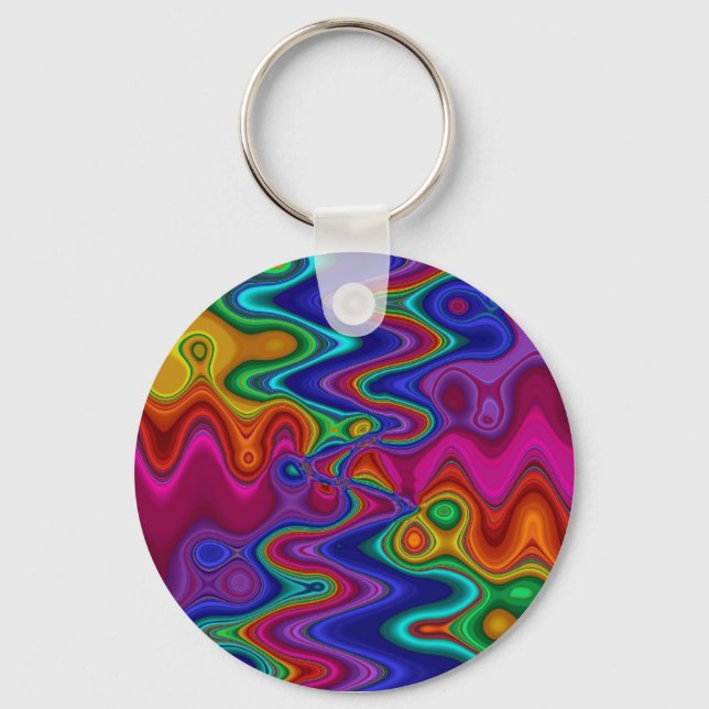 Psychedelic Keychain (Front)