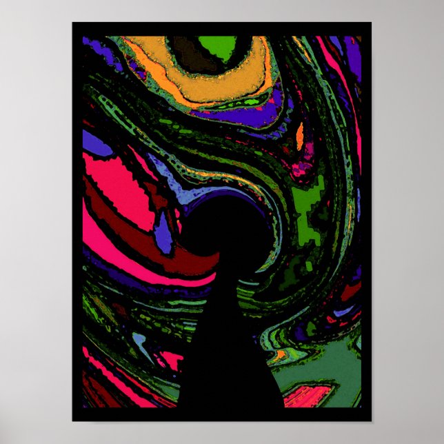 Psychedelic Keyhole ~ Print / Poster (Front)