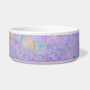 Psychedelic Lavender Purple Neon Pastel Abstract