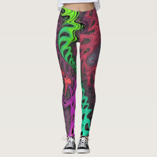 Psychedelic Legging - Vibrant and Creative Design