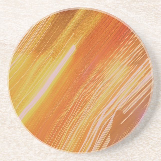 Psychedelic Lights Colours Coaster (Front)