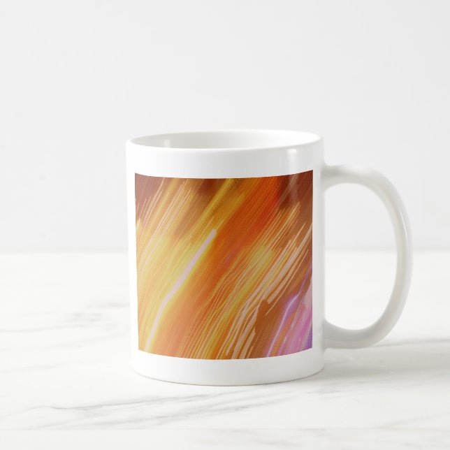 Psychedelic Lights Colours Coffee Mug (Right)