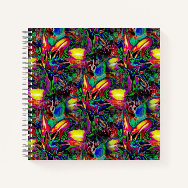 Psychedelic Lilies..... Notebook (Front)