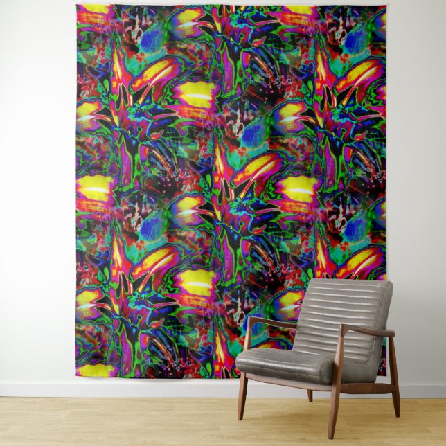 Psychedelic Lilies.... Tapestry (In Situ)