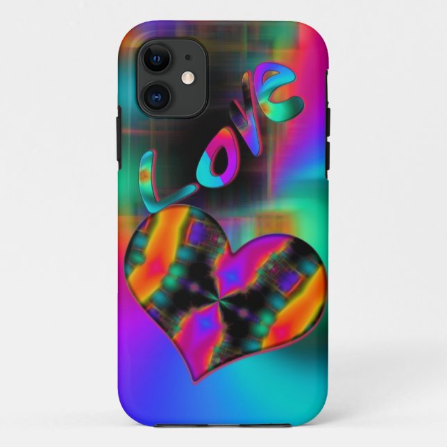 Psychedelic Love Case-Mate iPhone Case (Back)