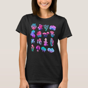 Psychedelic Magic Mushrooms Psytrance T-Shirt