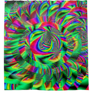 Psychedelic Memories..... Shower Curtain