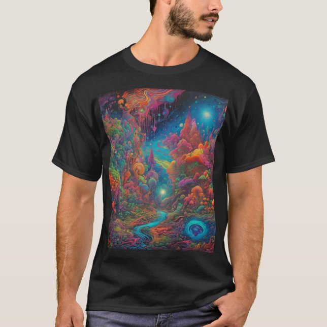 Psychedelic Mens T-Shirt  (Front)