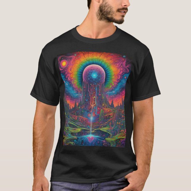 Psychedelic Mens T-Shirt  (Front)