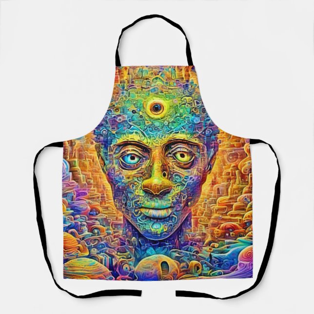 Psychedelic Mind Art Apron (Front)