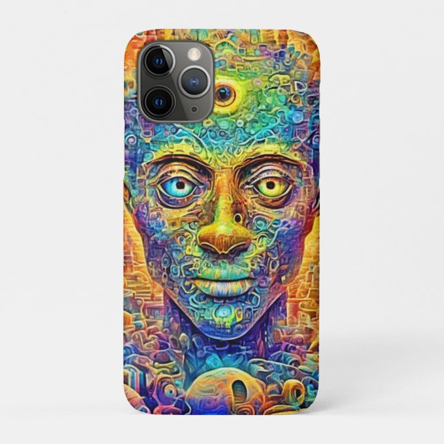 Psychedelic Mind Art Case-Mate iPhone Case (Back)