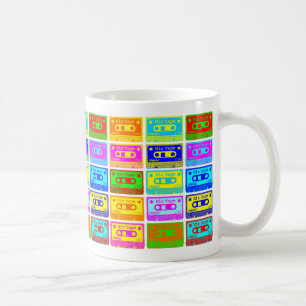 Psychedelic Mix Tape Coffee Mug