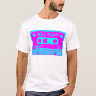 Psychedelic Mix Tape - Magenta and Cyan T-Shirt
