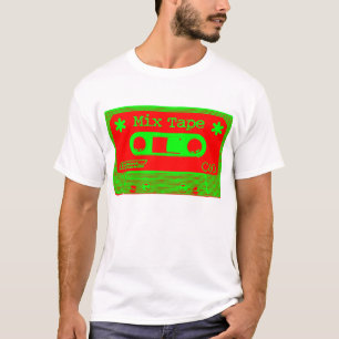 Psychedelic Mix Tape - Red and Green T-Shirt