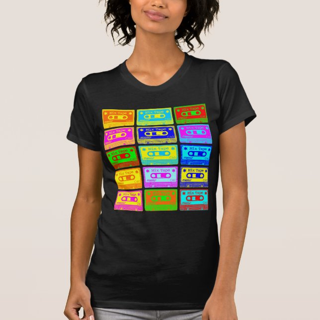 Psychedelic Mix Tape T-Shirt (Front)