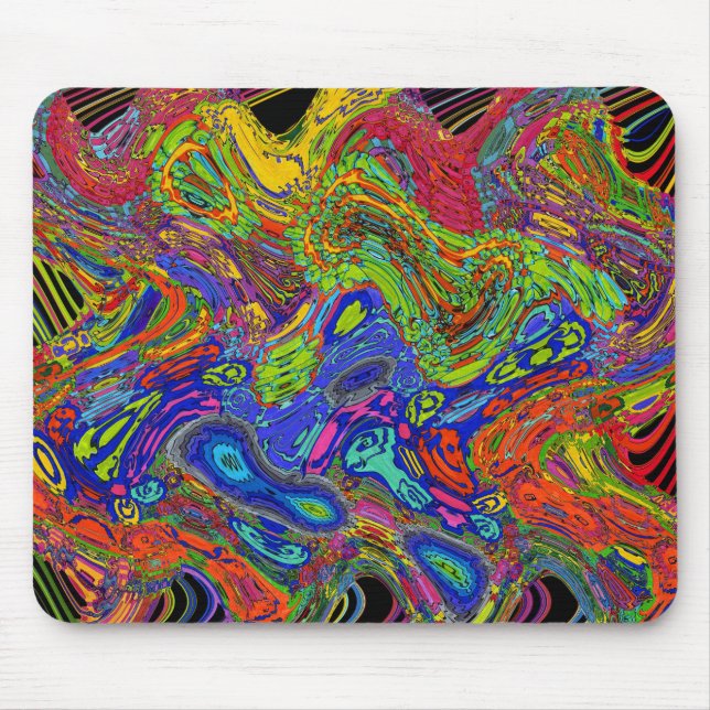 Psychedelic Mouse Pad (Front)