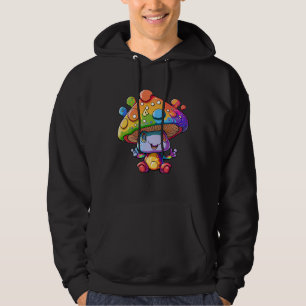 Psychedelic Mushroom Lover and Forager Hoodie