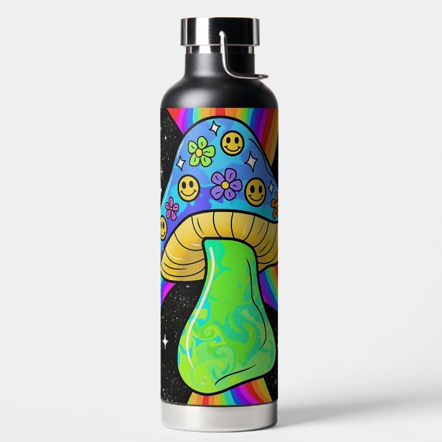 Psychedelic Mushroom Water Bottle (Left)