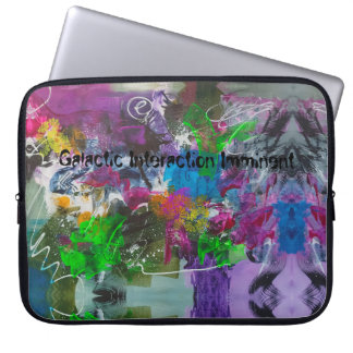 Psychedelic Nebula Abstract Laptop Sleeve