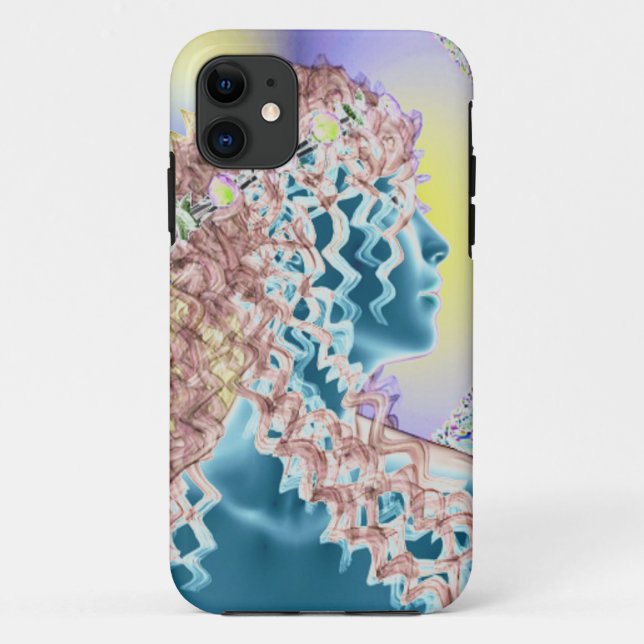 Psychedelic new romantic Case-Mate iPhone case (Back)