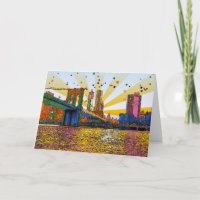 Psychedelic New York City: Brooklyn Bridge, WTC #1
