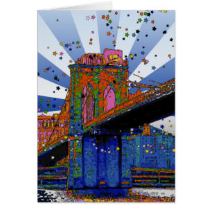 Psychedelic NYC: Brooklyn Bridge #2