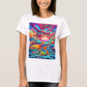 Psychedelic Ocean  T-Shirt