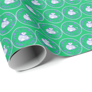 Psychedelic Opossum  Wrapping Paper