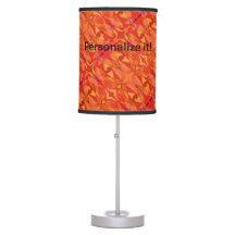 Psychedelic organic shapes in hot reds, oranges