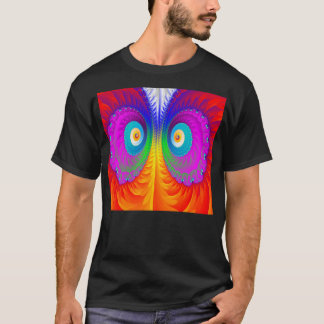 Psychedelic Owl - Black T-Shirt