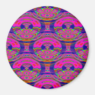 Psychedelic Owls....... Magnet