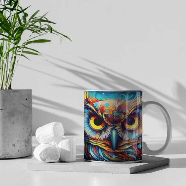 Psychedelic Owls version 11 Mug (Psychedelic Owls version 11 Mug
)