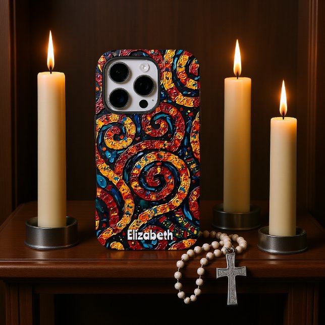 Psychedelic Paisley Case-Mate iPhone Case (Creator Uploaded)