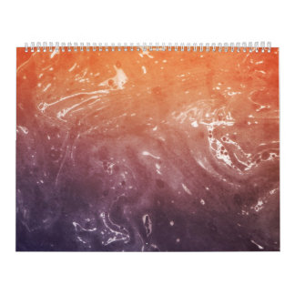 Psychedelic paper calendar
