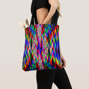 Psychedelic Party waves..... Tote Bag