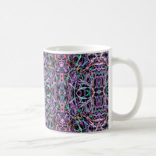 Psychedelic Pattern in Pink Coffee Mug