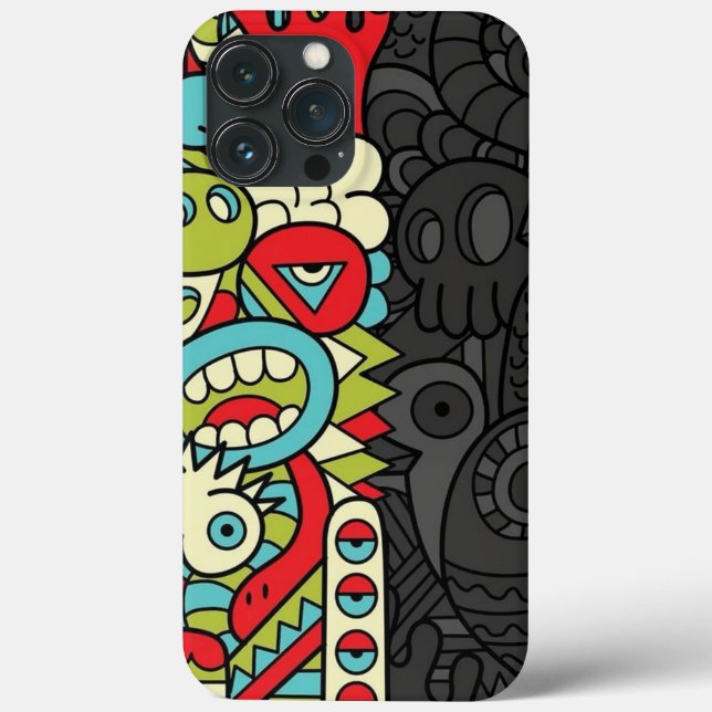 Psychedelic Patterns Case-Mate iPhone Case (Back)