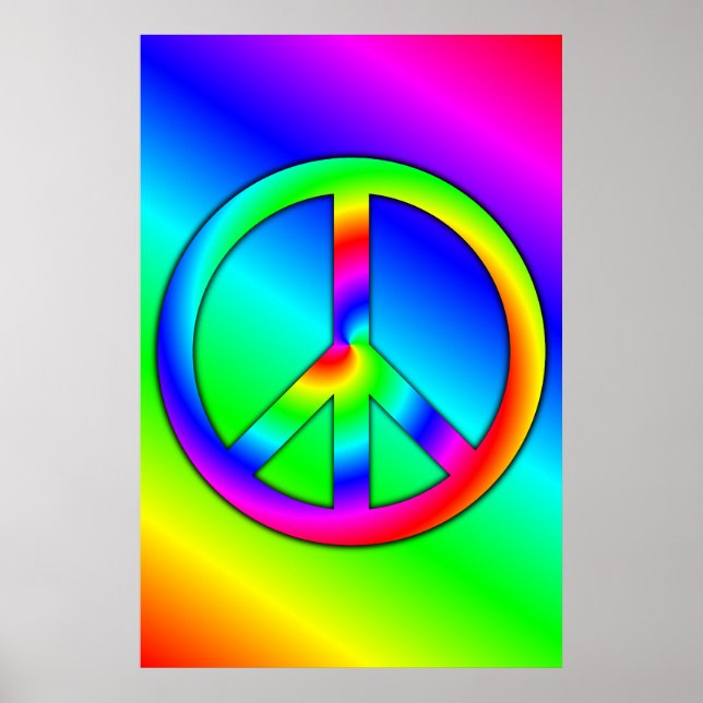 Psychedelic Peace Poster (Front)