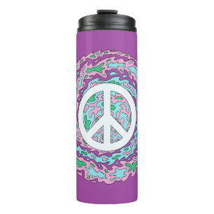 Psychedelic Peace Thermal Tumbler