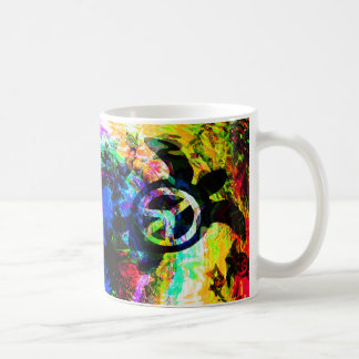 Psychedelic Peace Turtles Mugs
