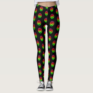 Psychedelic Pentacles Leggings