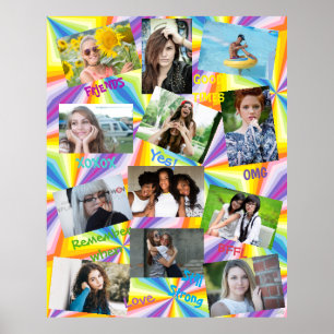 Psychedelic Photo Notebook  HAMbWG Poster